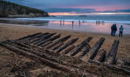 Tempestade revela naufrágio de 112 anos nos Estados Unidos