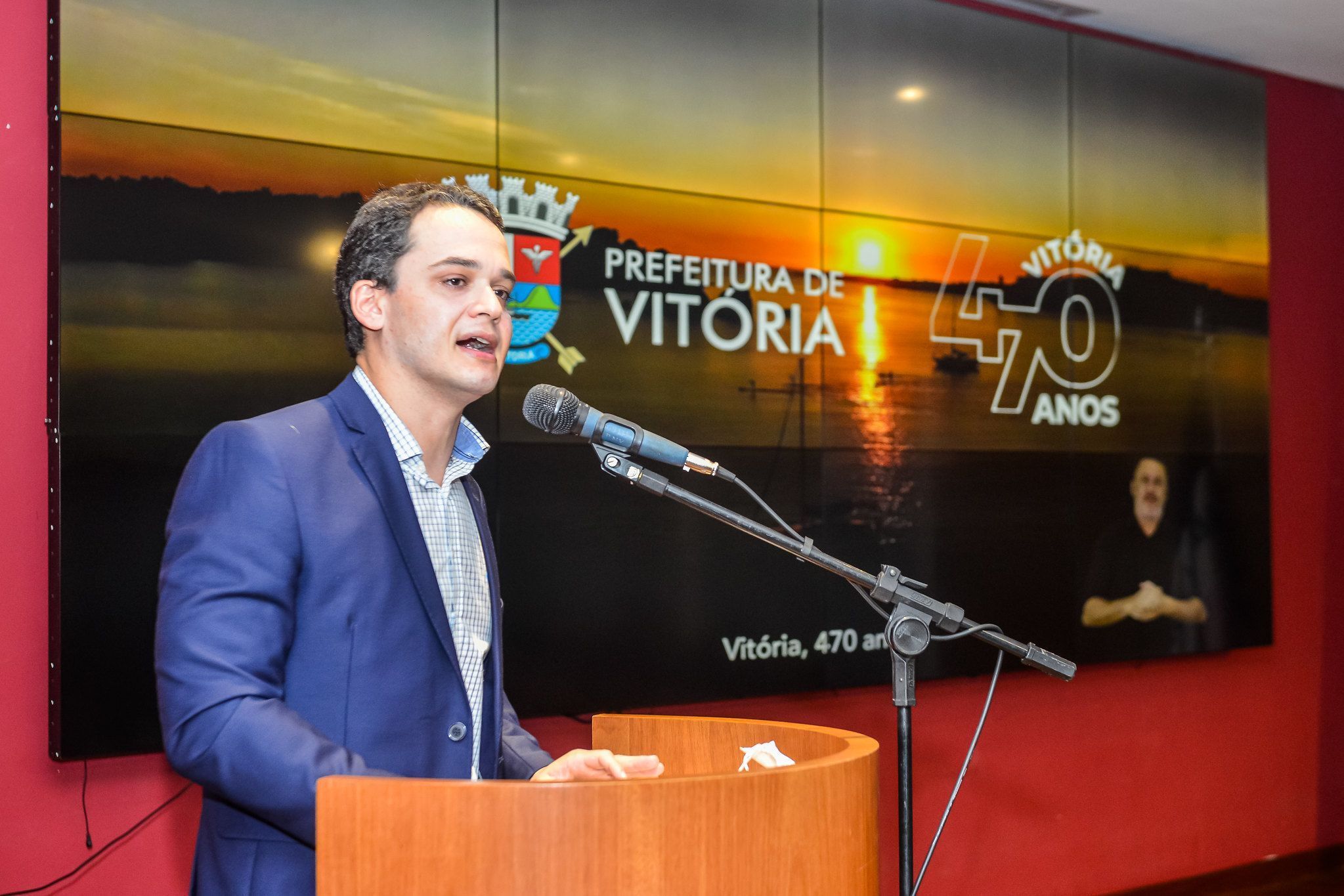 Lorenzo Pazolini, prefeito de Vitória / Jansen Lube/PMV
