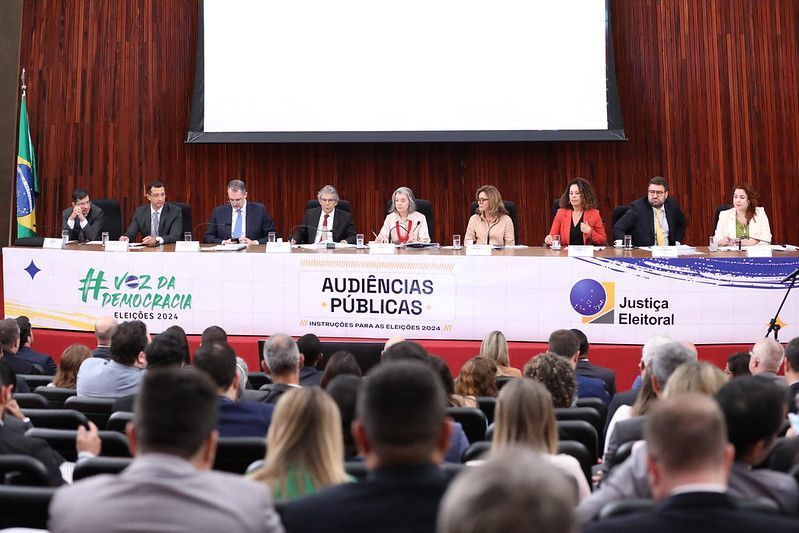 TSE tem realizado audiências sobre as eleições de 2024