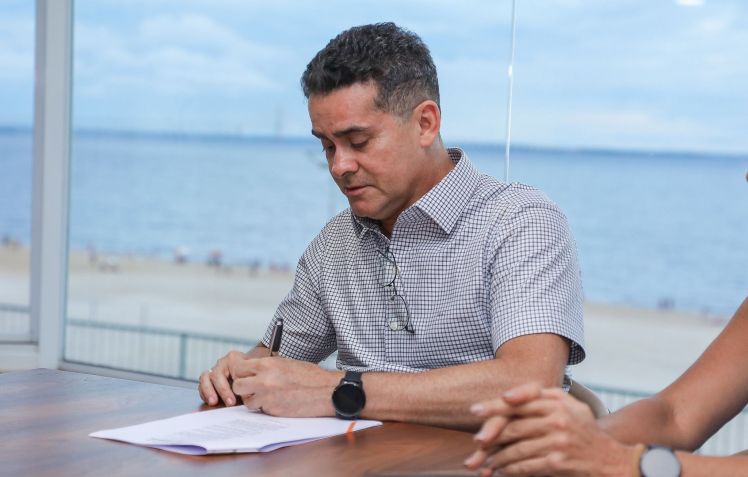 Prefeito de Manaus, David Almeida candidato a reeleição pelo Avante / Ruan Souza/Semcom
