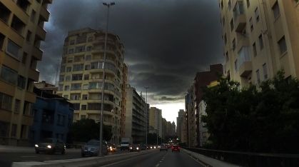 Tempestade na região central de São Paulo