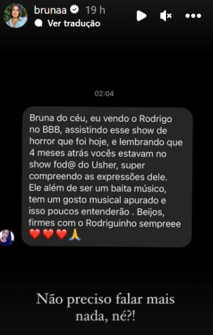 Esposa de Rodriguinho sai em defesa do cantor / Reprodução/ TV Globo