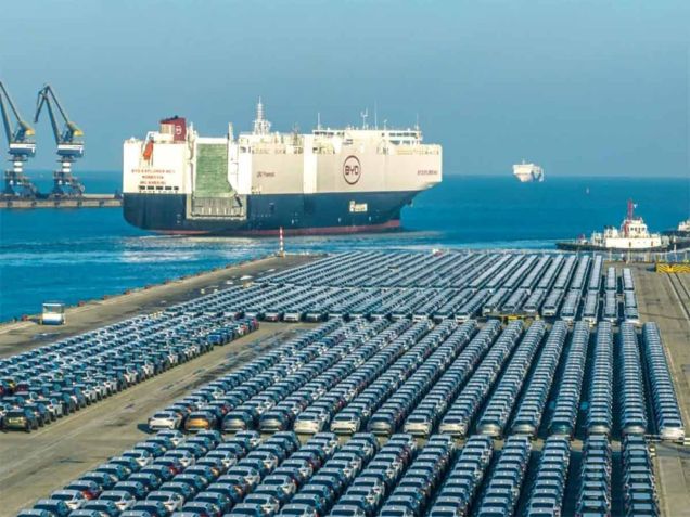 Gigante chinesa terá frota própria para exportar veículos eletrificados / BYD/Divulgação