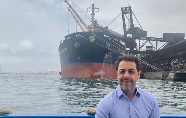 O presidente da Autoridade Portuária de Santos, Anderson Pomini