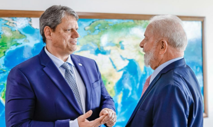 Tarcísio relata conversa “muito boa” com Lula e diz que governos de SP e federal darão exemplo em obra de túnel
