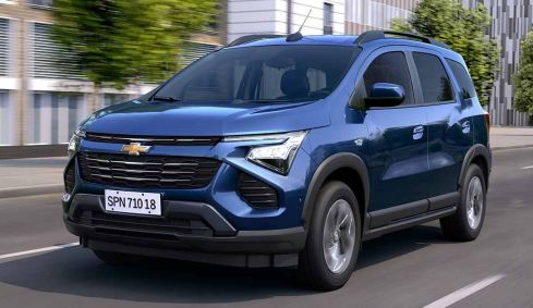 Chevrolet Spin 2025: minivan ganha novo visual e mais tecnologia