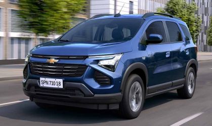 Chevrolet revela visual e mudanças da nova Spin 2025