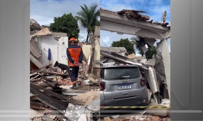 Casa desaba e deixa pai, mãe e duas crianças feridas no Espírito Santo