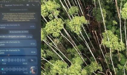 Mensagem helicóptero