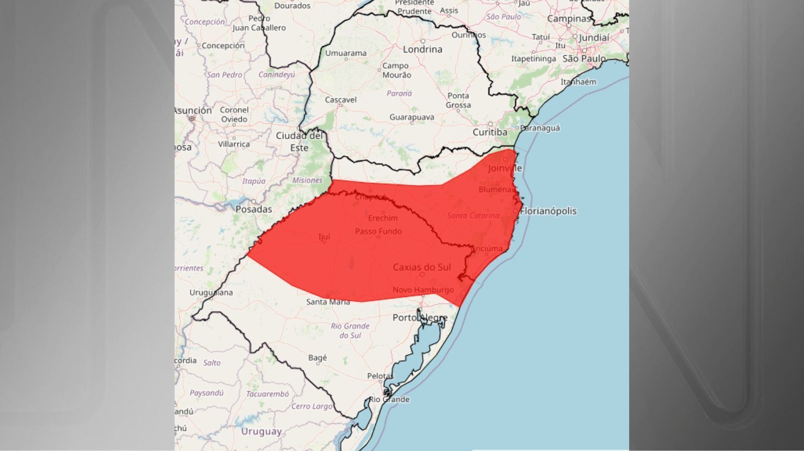 Inmet alerta vermelho