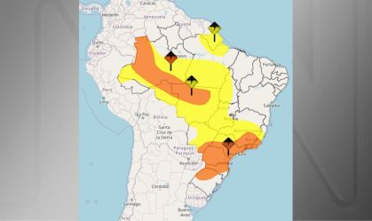 Inmet alerta perigo chuva