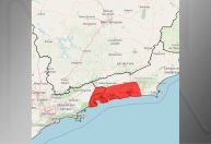 Rio de Janeiro e interior de SP estão em &quot;alerta vermelho&quot; por fortes chuvas, diz Inmet