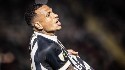 Otero comemora gol contra o Botafogo-SP na estreia do Paulistão