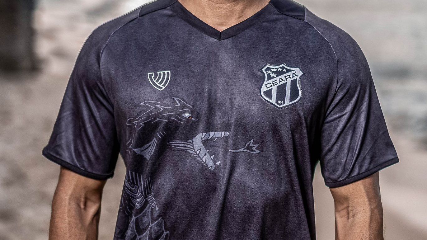 Nova camisa do Ceará para a disputa da Copa do Nordeste de 2024