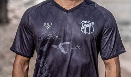 Nova camisa do Ceará para a disputa da Copa do Nordeste de 2024