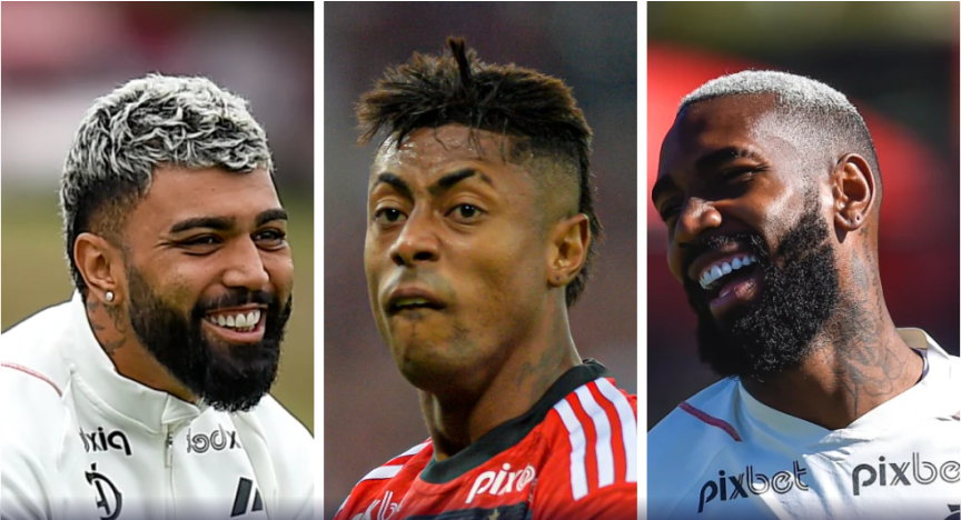 Gabigol, Bruno Henrique e Gerson são os prováveis capitães do Flamengo em 2024