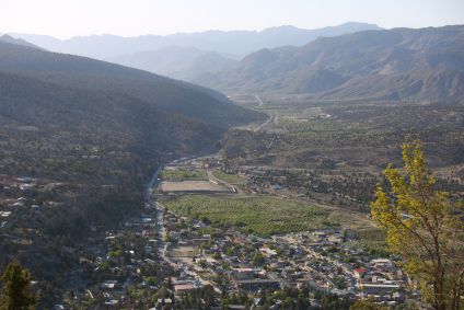Vista aérea da cidade de Ziarat, na província do Baluchistão, no Paquistão, que faz fronteira com o Irã.