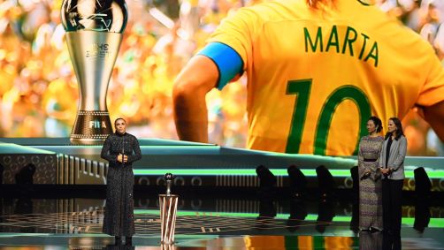Marta ganhou homenagem especial no FIFA The Best