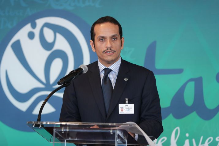 Mohammed bin Abdulrahman bin Jassim Al-Thani, Ministro das Relações Exteriores do Estado do Catar / (EuropaNewswire/Gado/Getty Images)