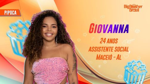 Giovanna Letícia é mais uma sister do grupo Pipoca do BBB24