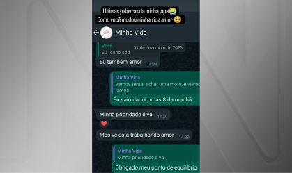 "Tenho saudade", escreveu jovem à namorada pouco antes do acidente com helicóptero que a matou em SP