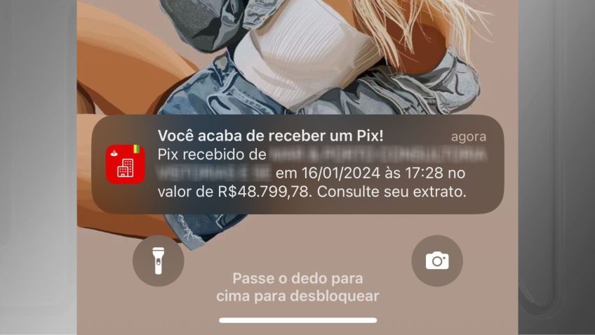 Empresária recebeu pix por engano de quase R$ 50 mil / Arquivo pessoal