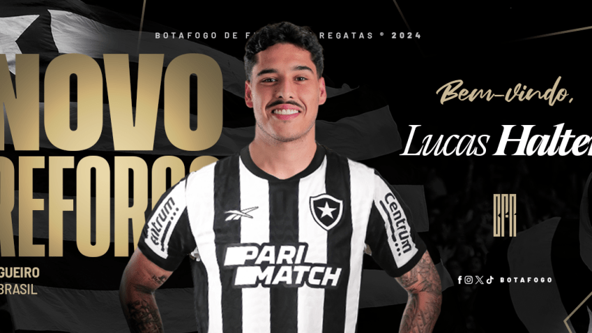 Lucas Halter chega ao Botafogo com contrato até o final de 2027 / Divulgação / Botafogo