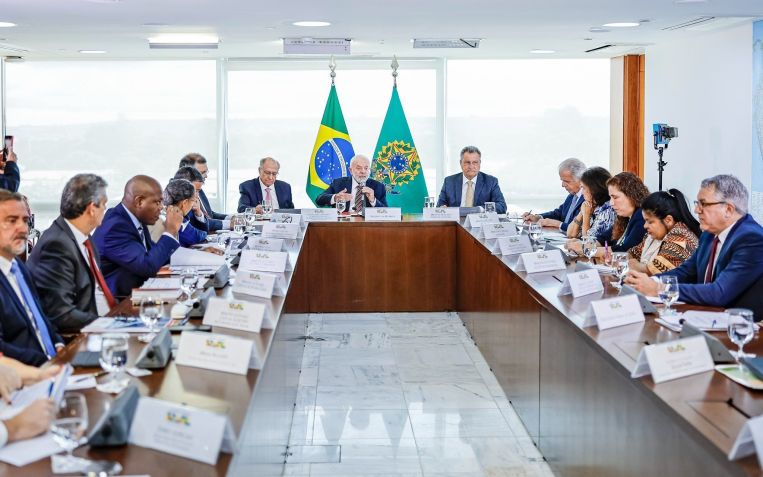 Reunião de Lula com ministros para tratar da questão Yanomami / 09/01/2023 - Reprodução/Ricardo Stuckert