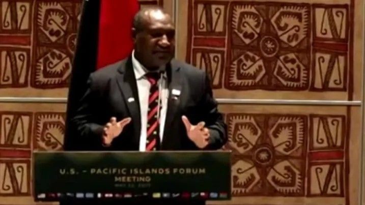 Primeiro-ministro da Papua-Nova Guiné, James Marape / 22/05/2023/Reprodução/CNN