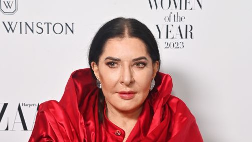 Marina Abramovic participa do Harper&#039;s Bazaar Women of the Year Awards 2023 no Claridge&#039;s Hotel, em Londres, Reino Unido, em 7 de novembro de 2023