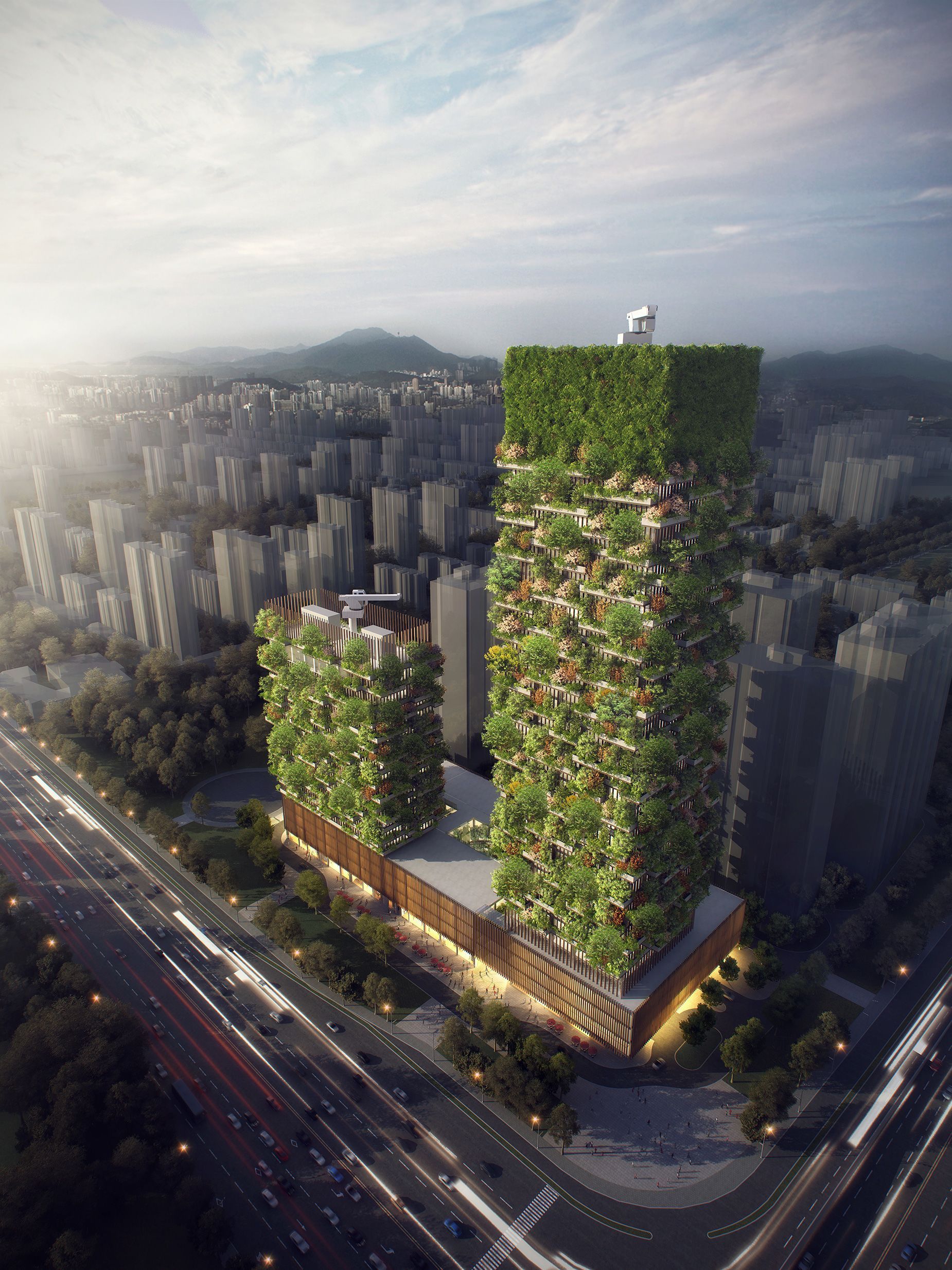 O edifício faz parte de uma campanha global sobre silvicultura urbana/ Stefano Boeri Architetti