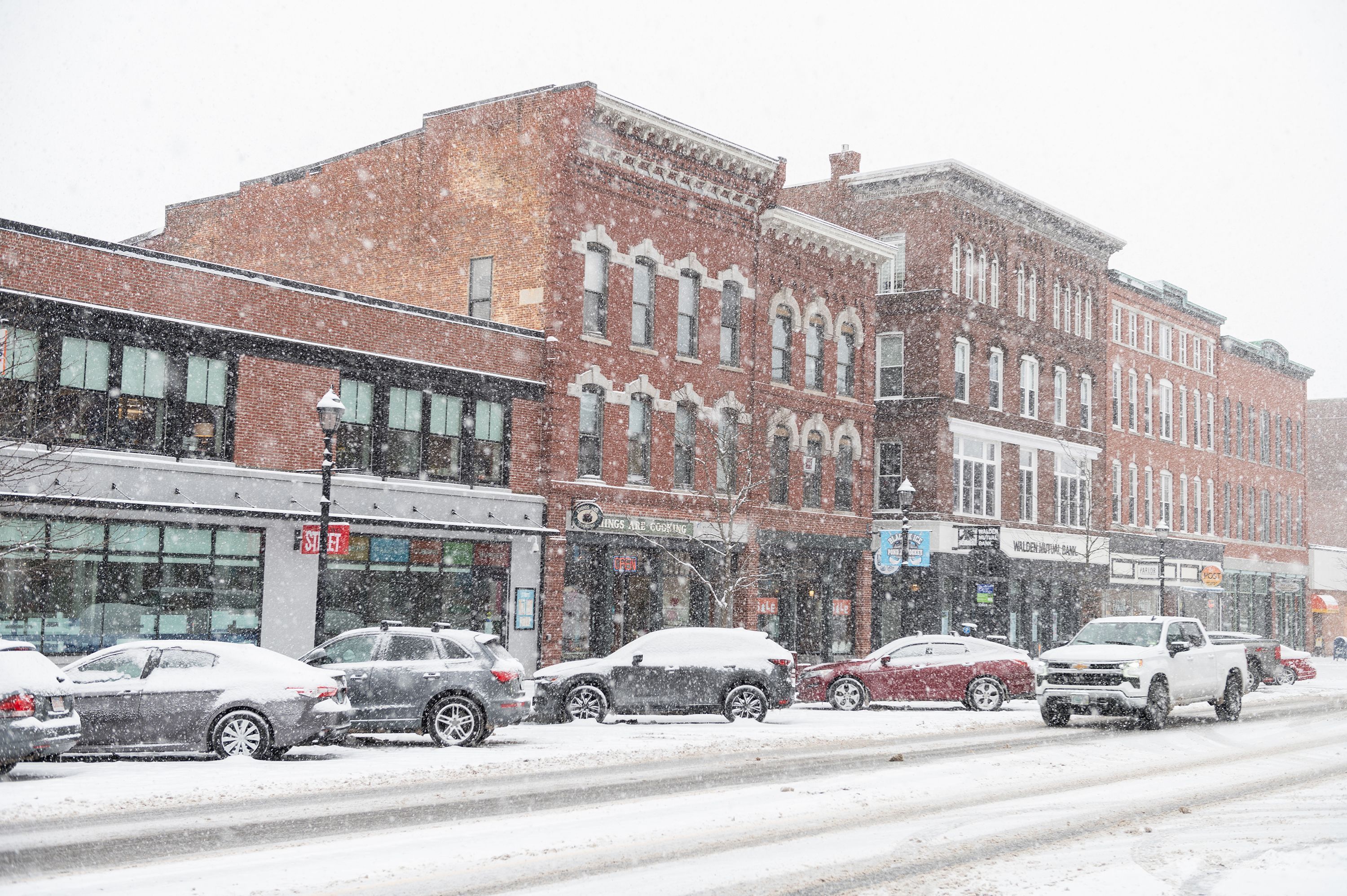 Nevasca atinge cidade de Concord, em New Hampshire