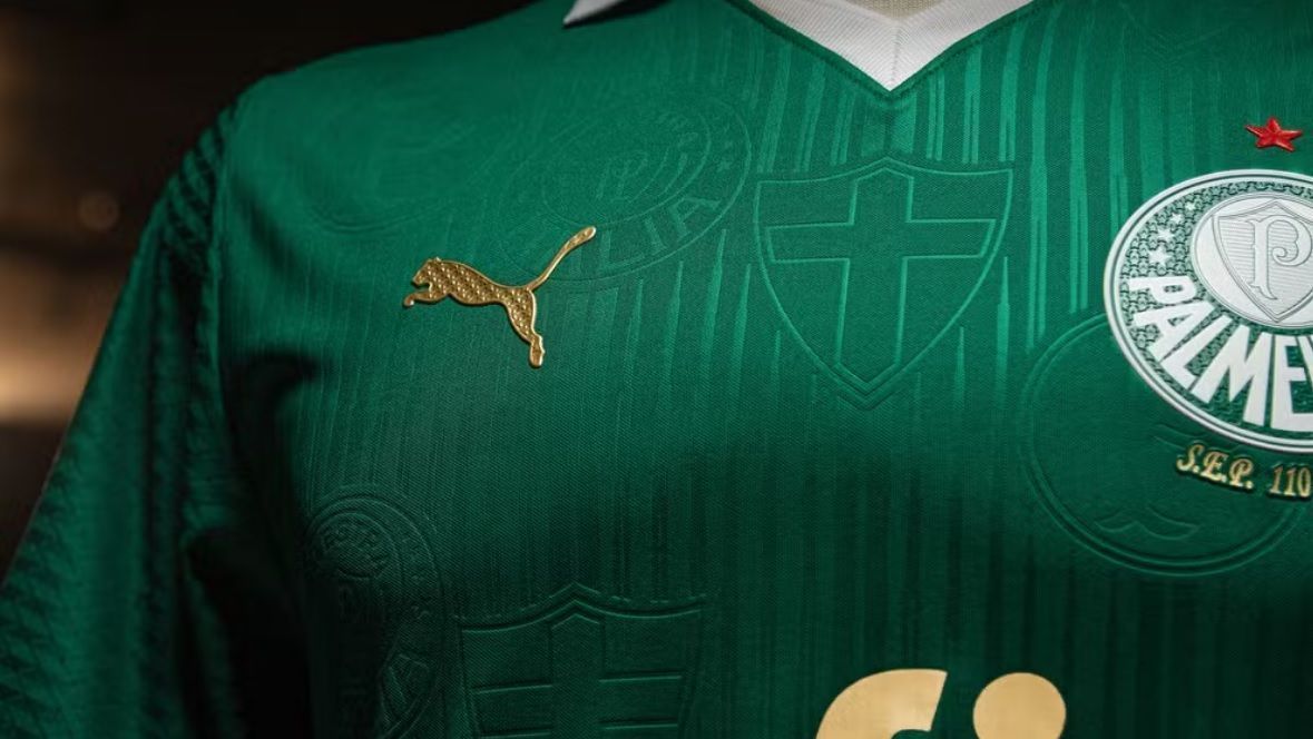Nova camisa do Palmeiras, lançada nesta sexta-feira (26)