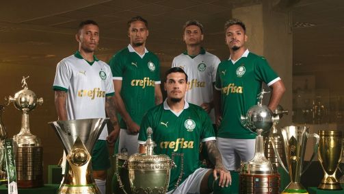 Palmeiras divulga novos uniformes