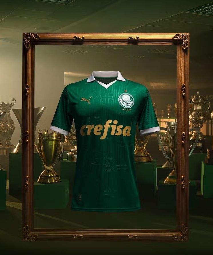 Nova camisa de jogo do Palmeiras lançada nesta sexta-feira (26) / Divulgação/Puma