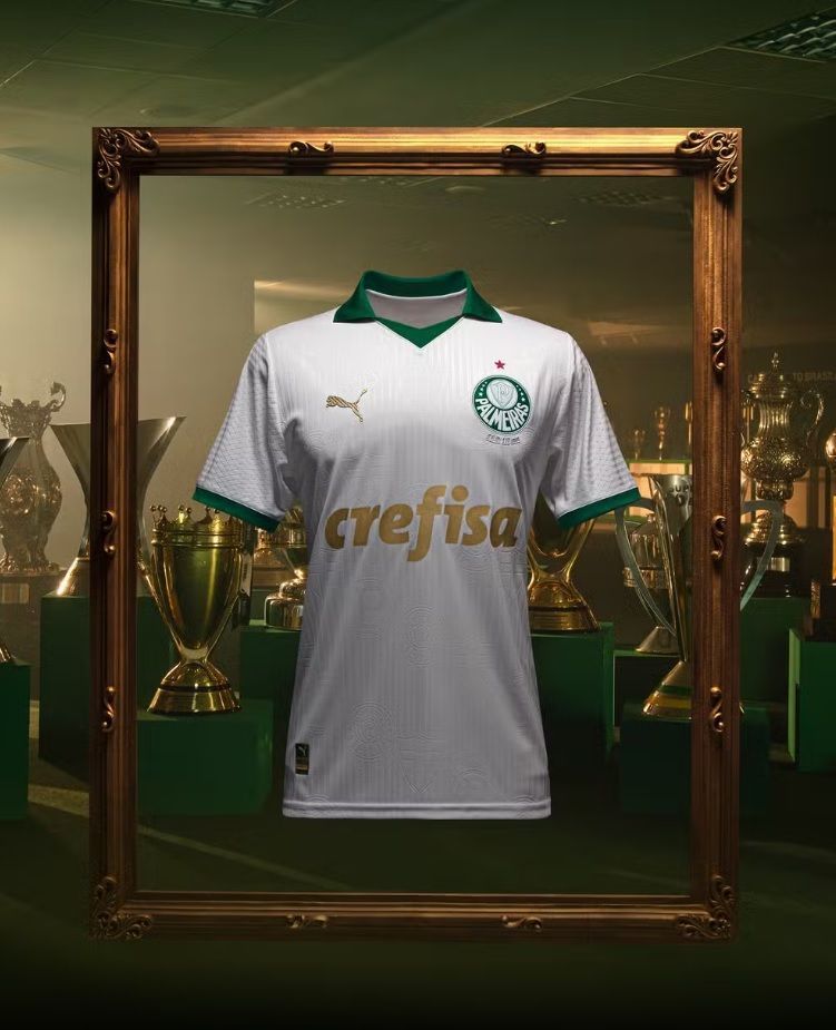 Nova camisa do Palmeiras, lançada nesta sexta-feira (26) / Divulgação/Puma