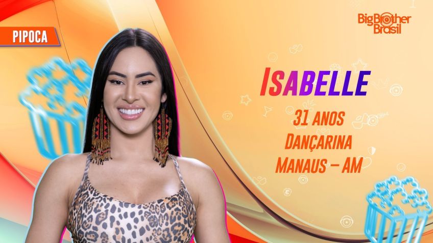 Natural de Manaus, a influenciadora e dançarina Isabelle foi escolhida pelo público para o BBB24 / Divulgação/Globo