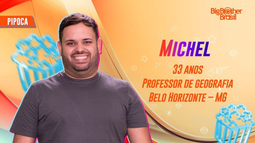 Michel, de 33 anos, é professor de geografia e estuda medicina veterinária / Divulgação/TV Globo