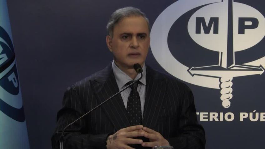 Procurador-geral da Venezuela, Tarek William Saab, durante anúncio de prisão de opositores / Reprodução