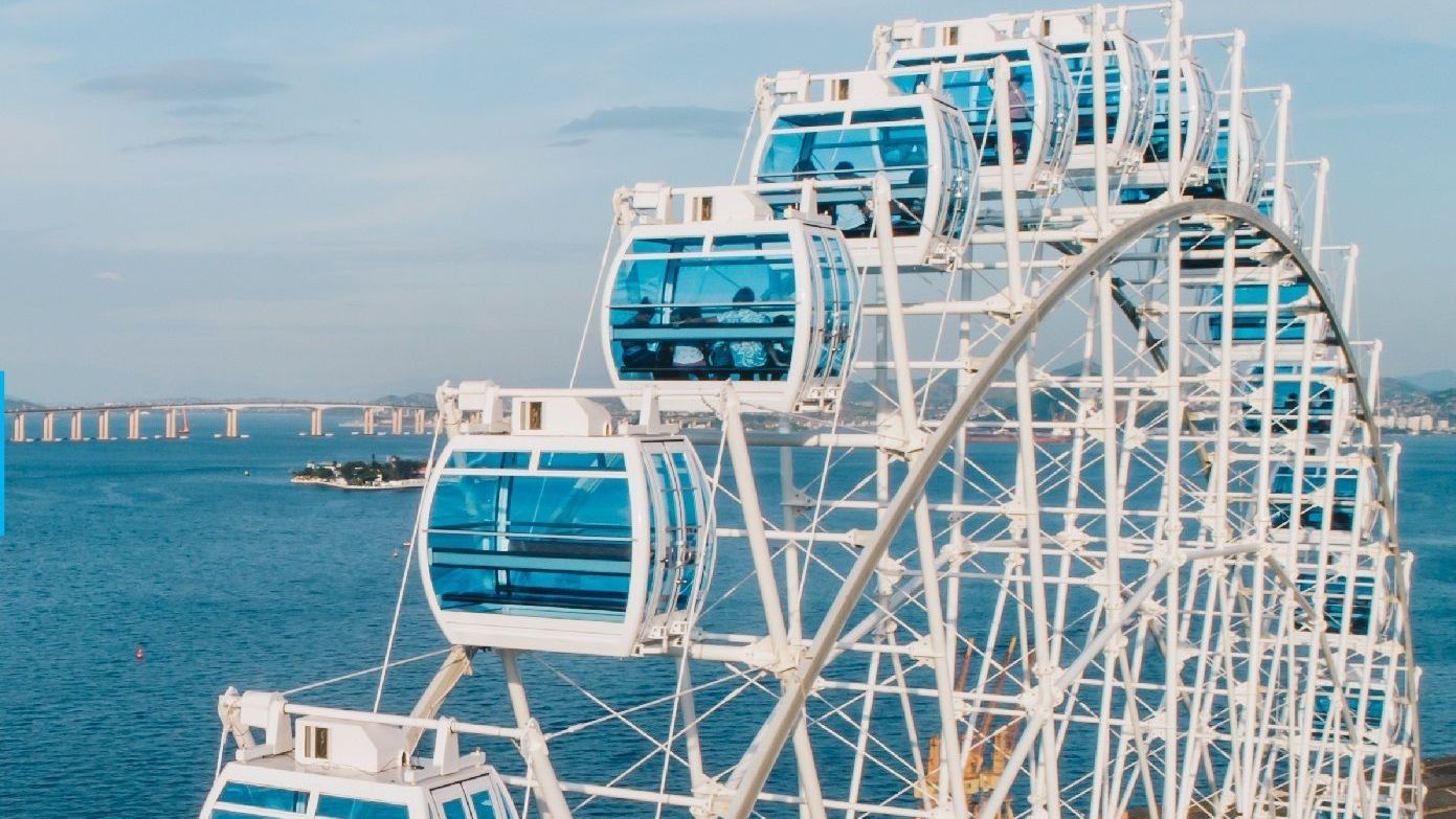 cabines da Roda-Gigante do Rio de Janeiro
