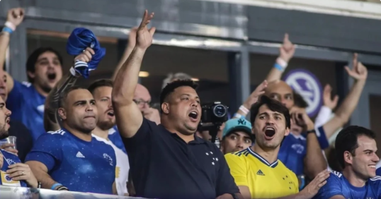 Ronaldo Fenômeno, sócio-majoritário da SAF do Cruzeiro