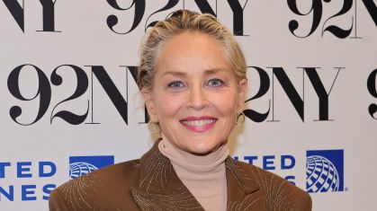 Sharon Stone em evento em Nova York