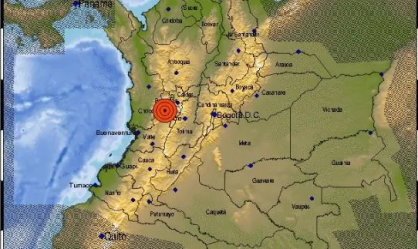 Terremoto atinge Colômbia nesta sexta-feira (19).