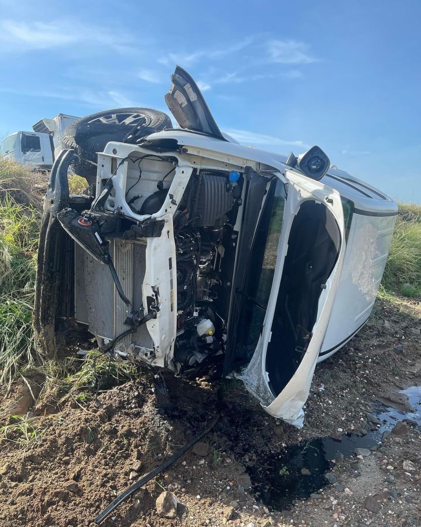 Casal sofreu acidente de carro em dezembro de 2023 / Reprodução/Instagram