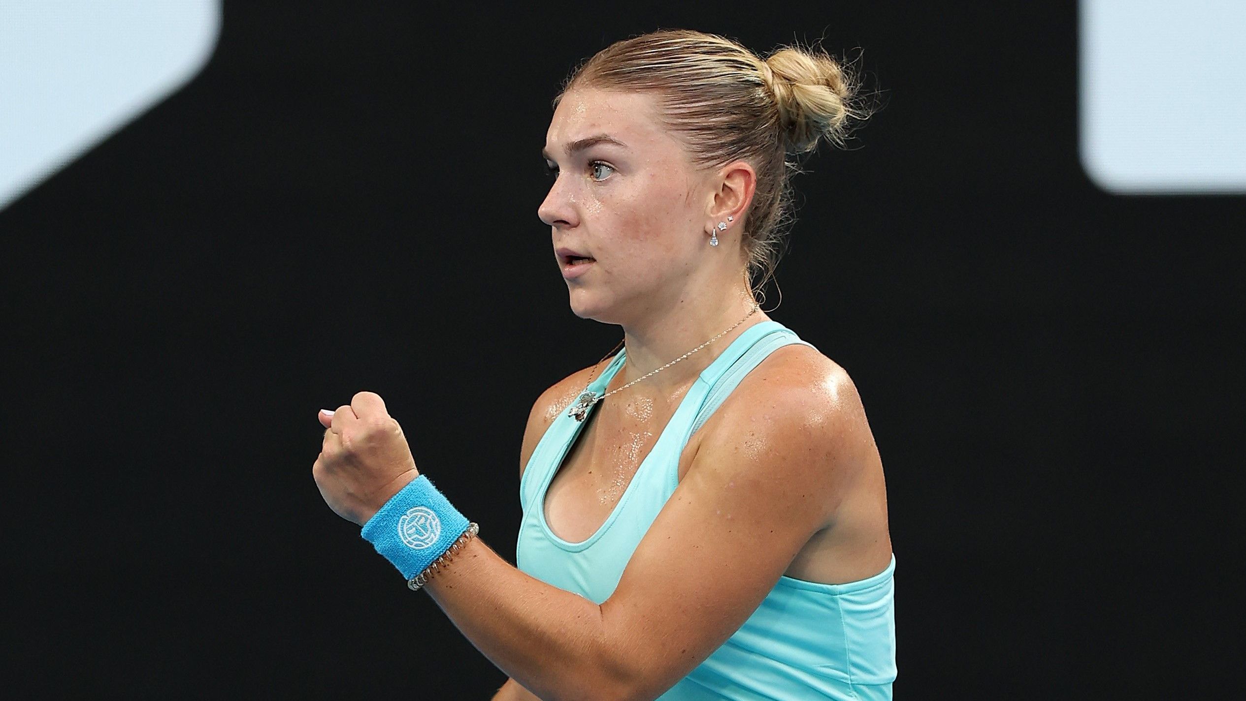Maria Timofeeva eliminou a brasileira Bia Haddad Maia no Australian Open / Divulgação / AO