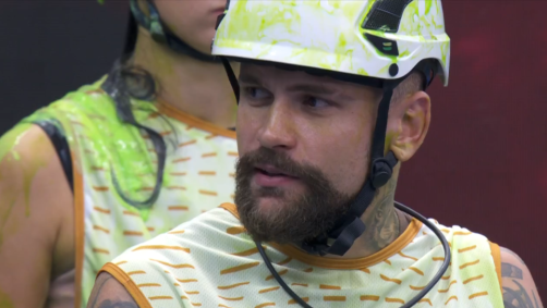 Vinicius Rodrigues durante a primeira prova do líder do BBB 24