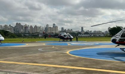 Buscas helicóptero desaparecido