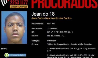 Traficante Jean do 18 está foragido