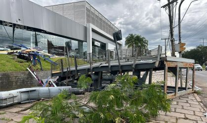 Temporal causa danos em Porto Alegre e outras cidades no Rio Grande do Sul