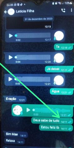 Última troca de mensagens entre mãe e filha, vítimas do acidente com helicóptero / Reprodução